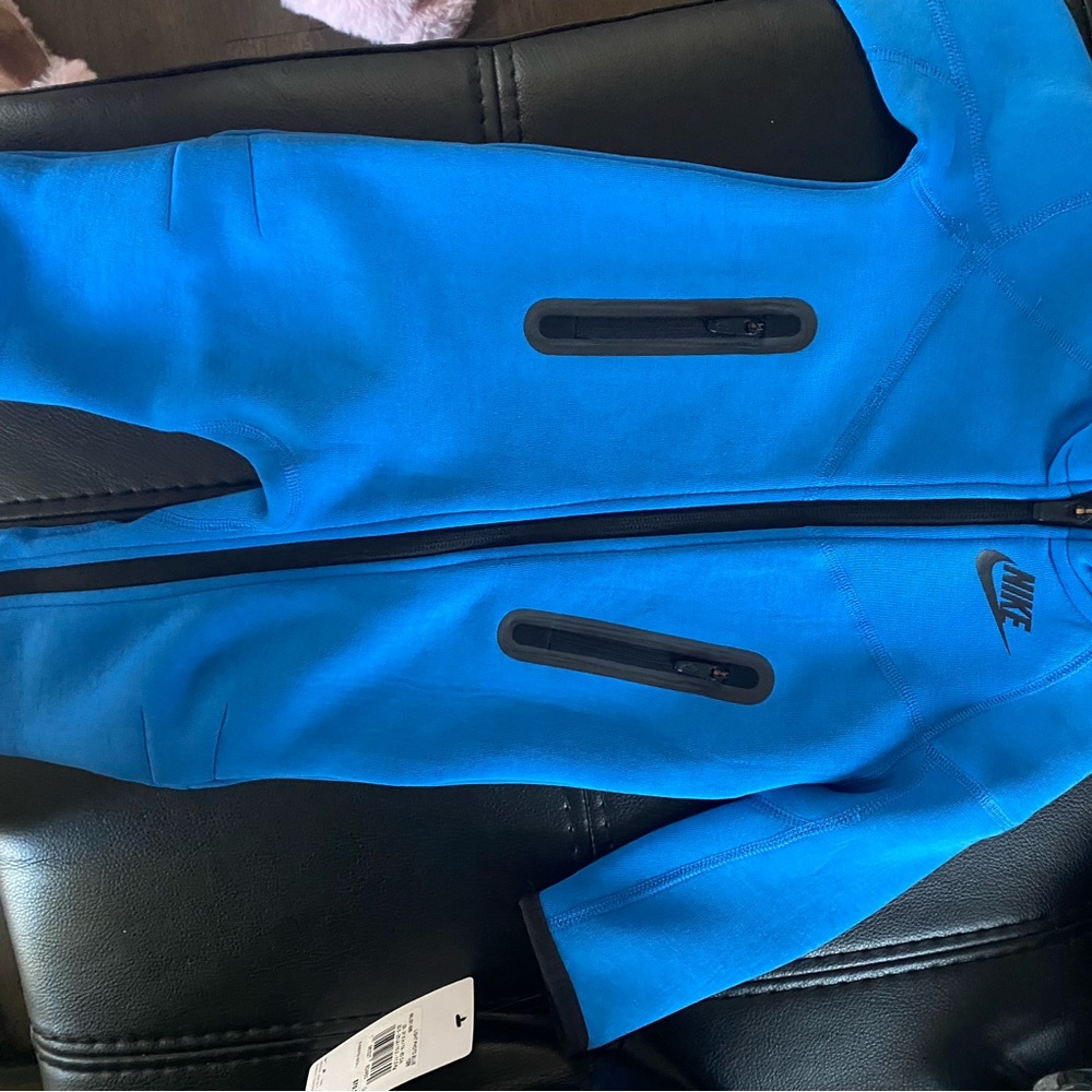 Nike Bright Blue Jacket with Black Details